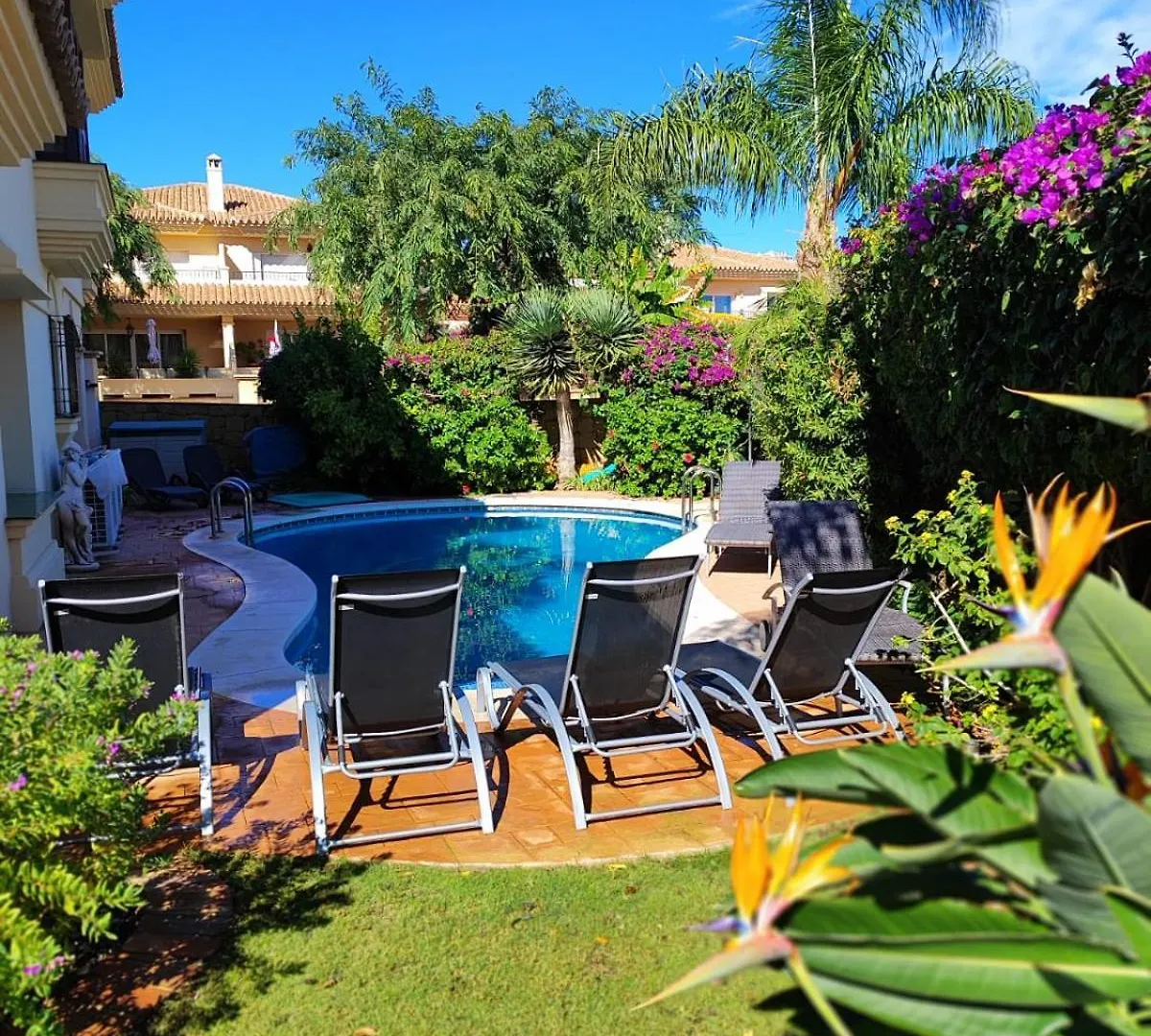 Villa Riviera Con Piscina Privada Junto Al Campo De Golf Sitio de Calahonda